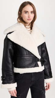 Куртка Shoreditch Ski Club Daia Shearling, черный