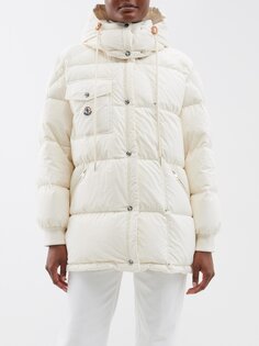 Утепленная хлопковая куртка каракорум Moncler, белый