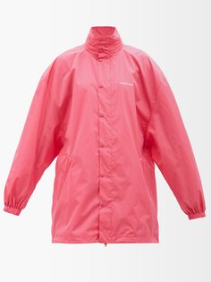 Техническая куртка с логотипом Balenciaga, розовый