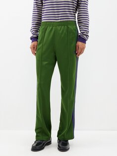 Спортивные брюки из технического джерси Needles, зеленый