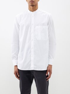 Рубашка calumer bagio из хлопкового поплина Barena Venezia, белый
