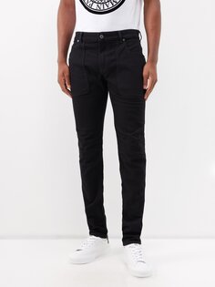 Узкие джинсы Balmain, черный