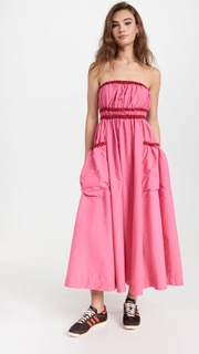 Платье Molly Goddard Amber, розовый
