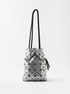 Сумка-ведро из пвх с отжимным шнурком Bao Bao Issey Miyake, серебряный