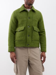 Куртка julius из смесовой шерсти с начесом NN.07, зеленый Nn07