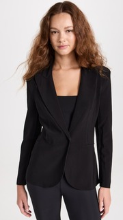 Куртка Norma Kamali Classic Single Breasted, черный