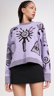 Свитер Stella McCartney Flock Artwork Knit