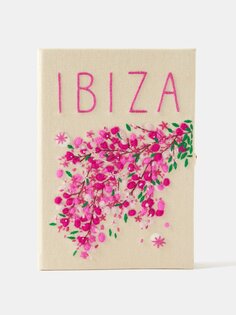 Клатч-книжка ibiza с вышивкой Olympia Le-Tan, белый