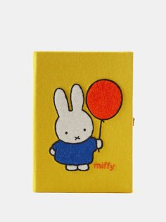 Клатч miffy balloon с вышивкой-книгой Olympia Le-Tan, желтый