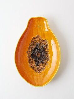 Глиняное блюдо из папайи Bordallo Pinheiro, оранжевый
