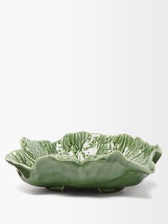 Маленькая глиняная миска для капусты Bordallo Pinheiro, зеленый