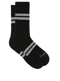 Жаккардовые носки spirit с логотипом Pantherella, черный