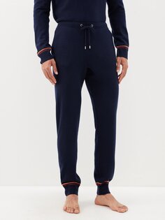Пижамные брюки из мериносовой ткани с полосками artist Paul Smith, синий