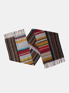 Шарф signature stripe из смесовой шерсти Paul Smith, мультиколор