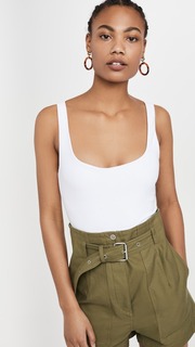 Боди Alix NYC Mott Tank Thong, белый