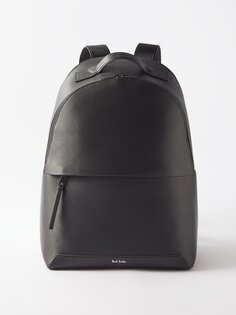 Кожаный рюкзак Paul Smith, черный