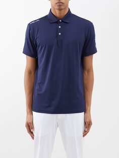 Рубашка-поло из переработанного джерси Polo Ralph Lauren, синий