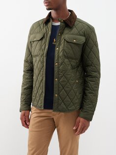 Стеганая куртка с двумя карманами Polo Ralph Lauren, зеленый