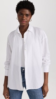 Рубашка Nili Lotan Mael Oversized, белый