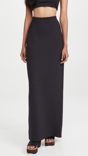 Юбка Rosetta Getty Tapered Maxi, черный