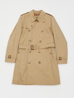 Тренч kensington из габардина Burberry, бежевый