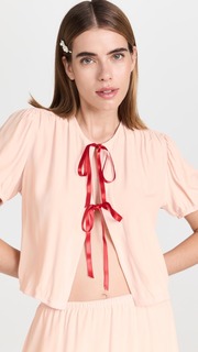 Блуза Simone Rocha Short Sleeve with Ties