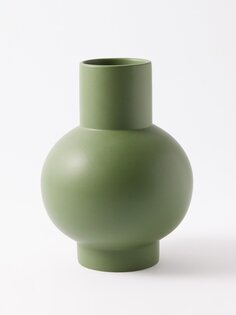 Strøm большая керамическая ваза Raawii, зеленый