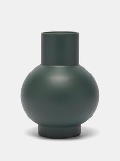 Strøm большая керамическая ваза Raawii, темно-зеленый