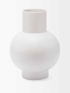 Strøm очень большая керамическая ваза Raawii, белый