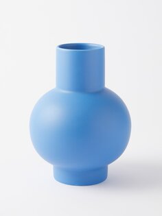 Strøm большая керамическая ваза Raawii, синий
