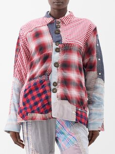 Винтажная хлопковая куртка roy в стиле пэчворк By Walid, розовый