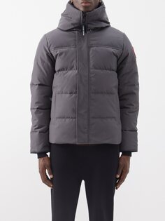 Пуховик macmillan с капюшоном Canada Goose, серый