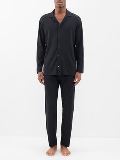Пижама из хлопкового джерси Calvin Klein Underwear, черный