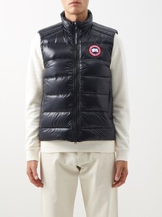 Стеганый пуховый жилет crofton Canada Goose, черный