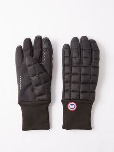 Стеганые перчатки с подкладкой northern glove Canada Goose, черный