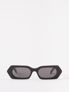 Шестиугольные солнцезащитные очки из ацетата Celine Eyewear, черный