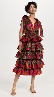 Платье миди Elisamama Ore, разноцветный
