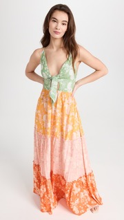 Платье макси Agua Bendita Fairy Vita, разноцветный