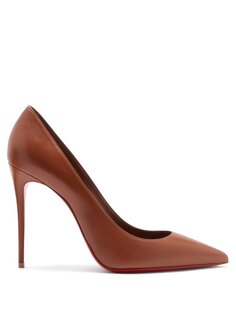 Кейт 100 кожаные туфли Christian Louboutin, коричневый