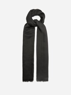 Тонкий шарф из альпаки Raey, черный