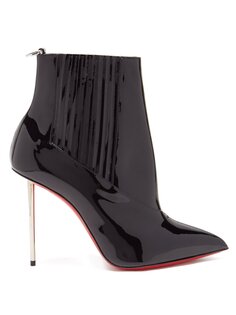 Лакированные ботильоны epic 100 Christian Louboutin, черный