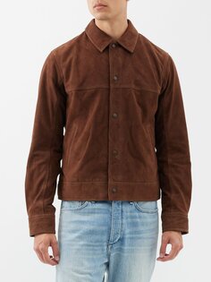 Замшевая куртка owen Rag &amp; Bone, коричневый