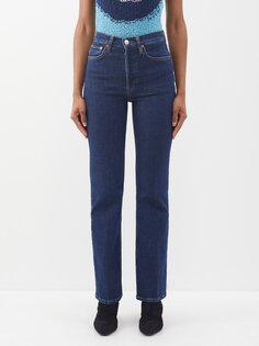 Прямые джинсы bootcut в стиле 70-х годов Re/Done, синий