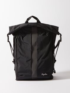 Рюкзак из рипстопа с откидным верхом Rapha, черный