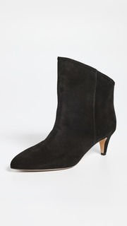 Ботинки Isabel Marant Dripi Suede Leather Low Booties, черный