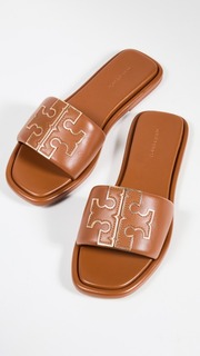 Шлепанцы Tory Burch Double T Sport