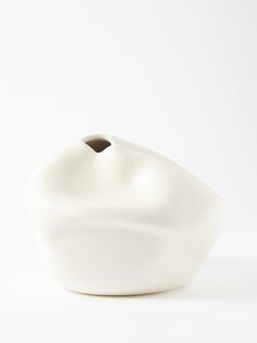 Составная большая керамическая ваза Completedworks, белый