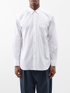 Рубашка из хлопка и поплина Comme Des Garçons, белый