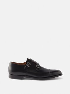 Туфли lowndes с ремешком монки Crockett &amp; Jones, черный