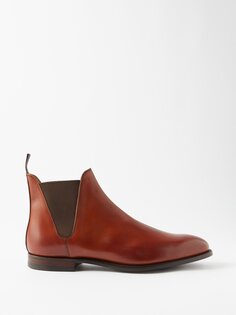 Кожаные ботинки челси Crockett &amp; Jones, коричневый